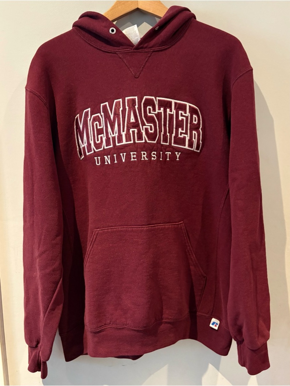 McMaster University x Russell Athletic Hoodie, Unisex